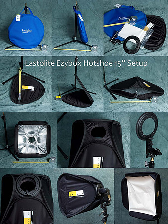 Lastolite Ezybox Hotshoe 15" Setup