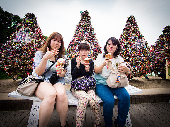 Base of N Seoul Tower
